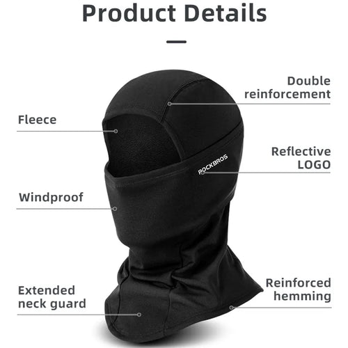 Cagoule thermique hiver – Coupe-vent et respirante