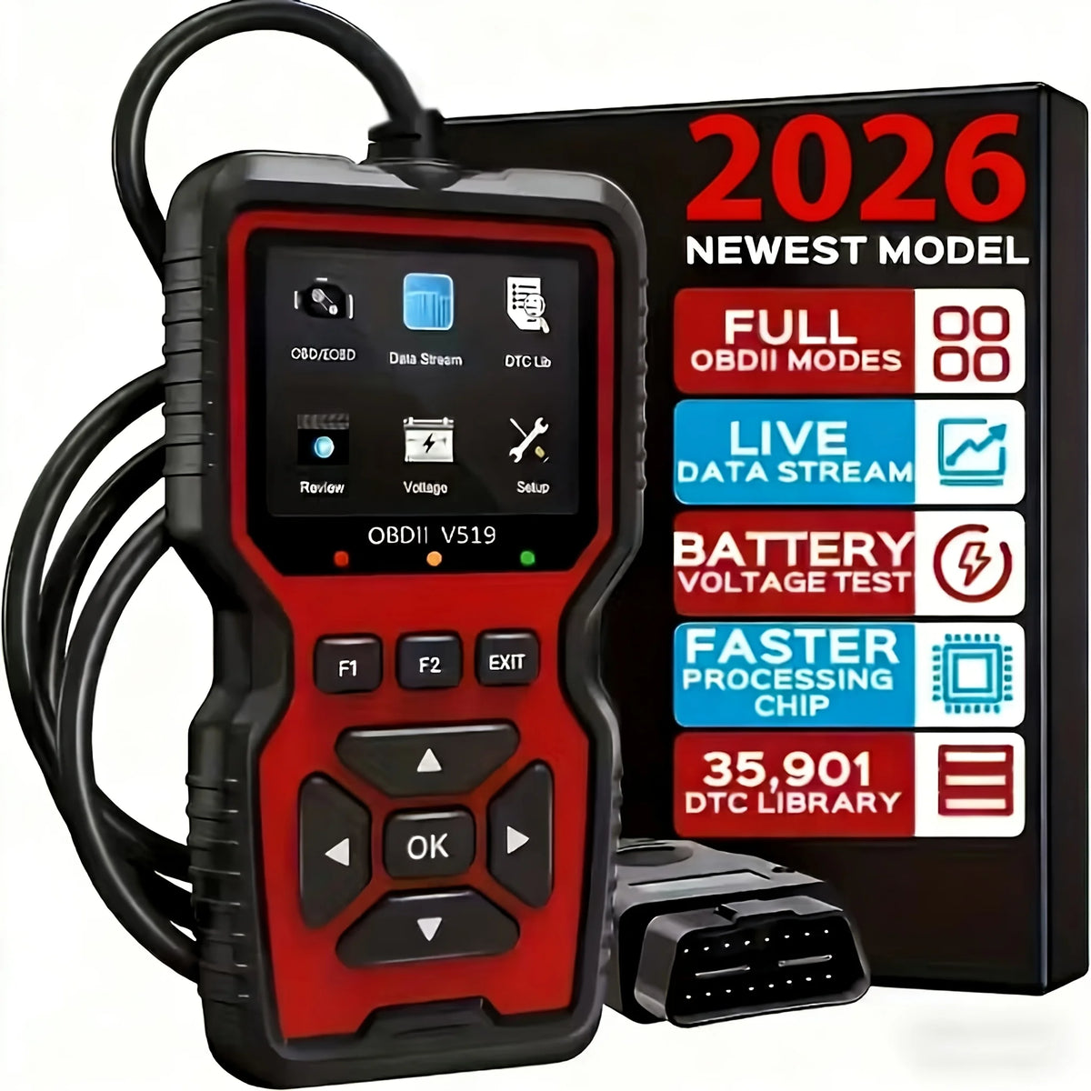 V519 Professional OBD2 Car Diagnostic Scanner