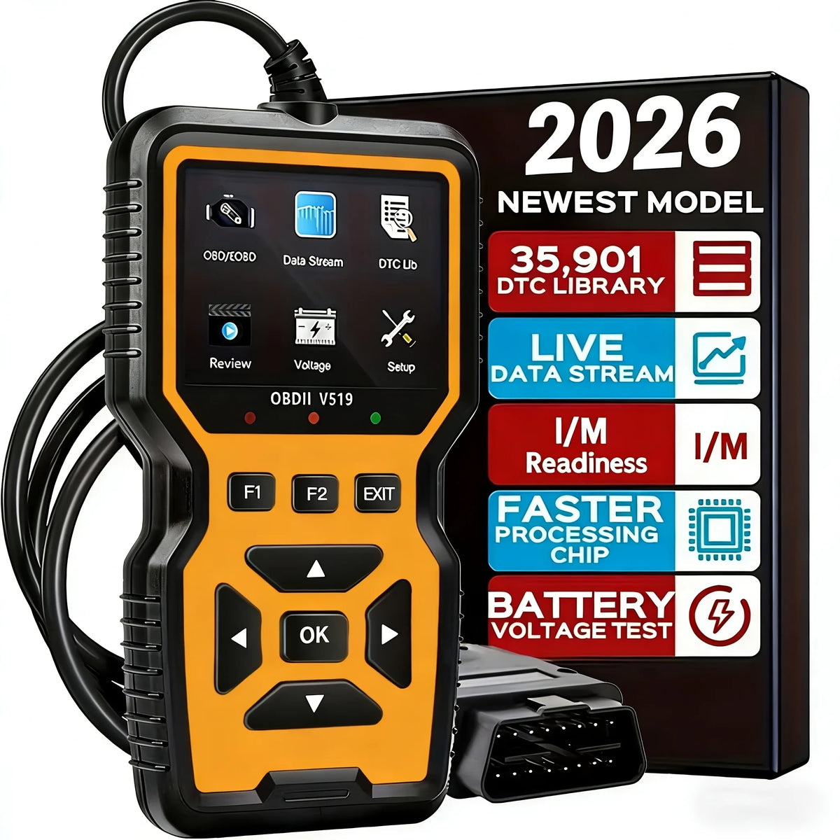 V519 Professional OBD2 Car Diagnostic Scanner