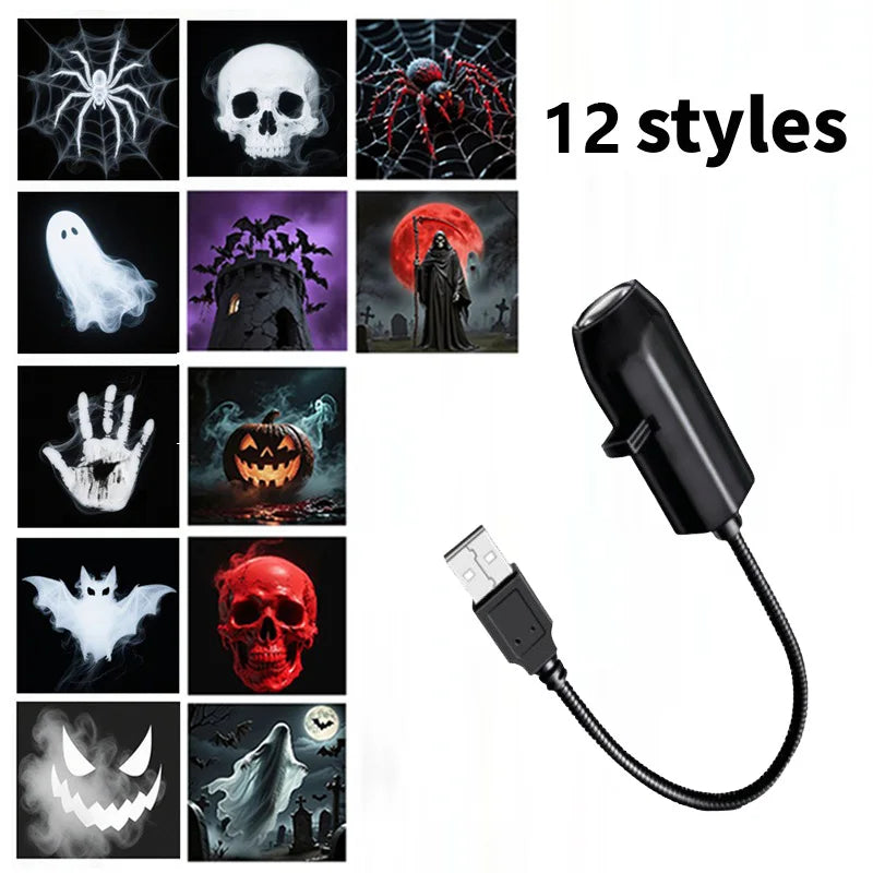 Halloween 3D LED Projector™ – Spooky Light Show for Home & Parties