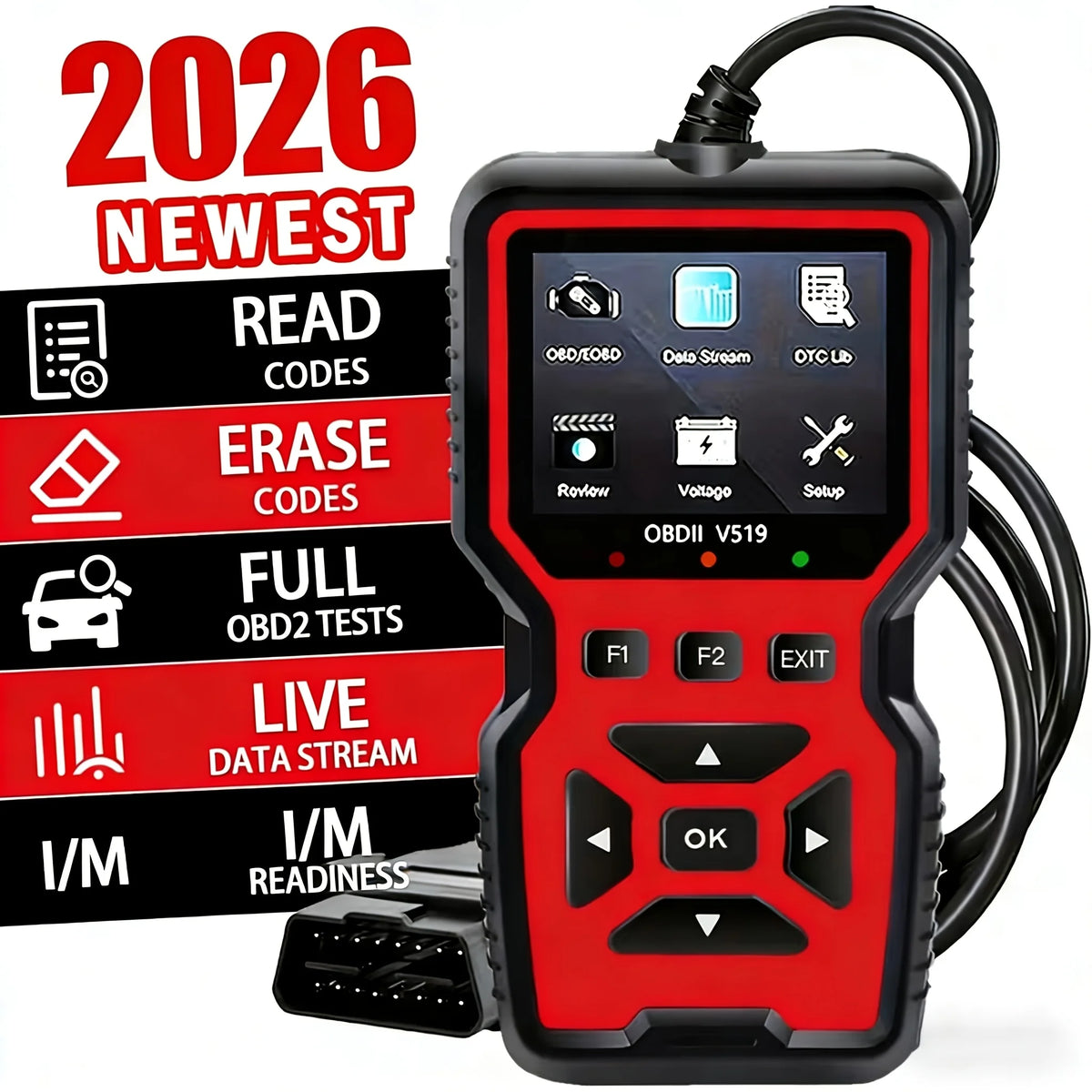 V519 Professional OBD2 Car Diagnostic Scanner