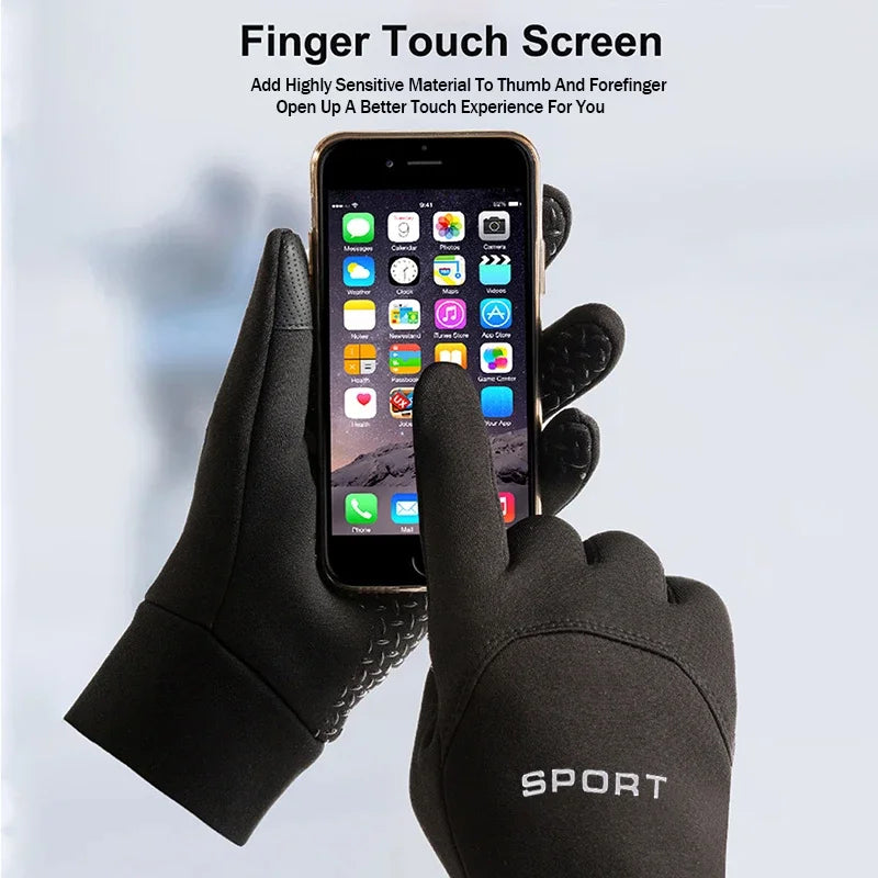 Gants Thermiques Tactiles – Chauds et Coupe-Vent