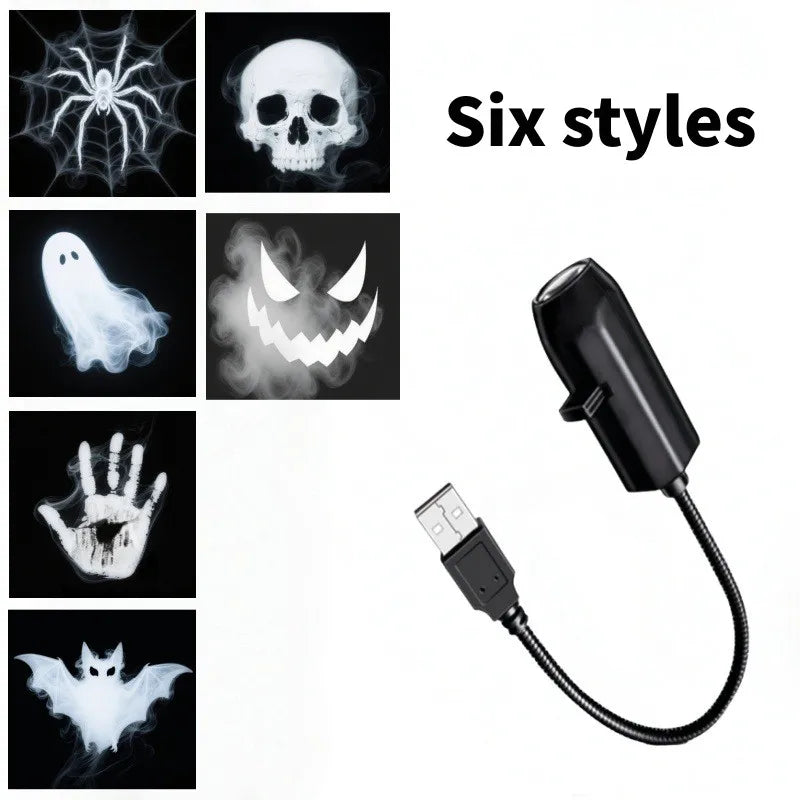 Halloween 3D LED Projector™ – Spooky Light Show for Home & Parties
