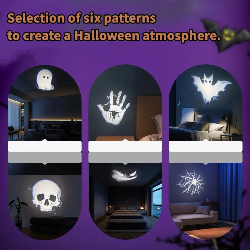 Halloween 3D LED Projector™ – Spooky Light Show for Home & Parties